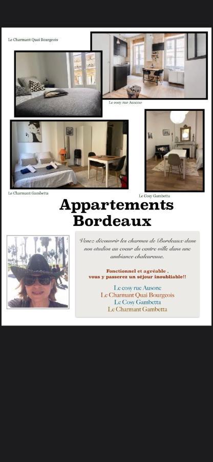 Le Charmant Quai Bourgeois 보르도 외부 사진